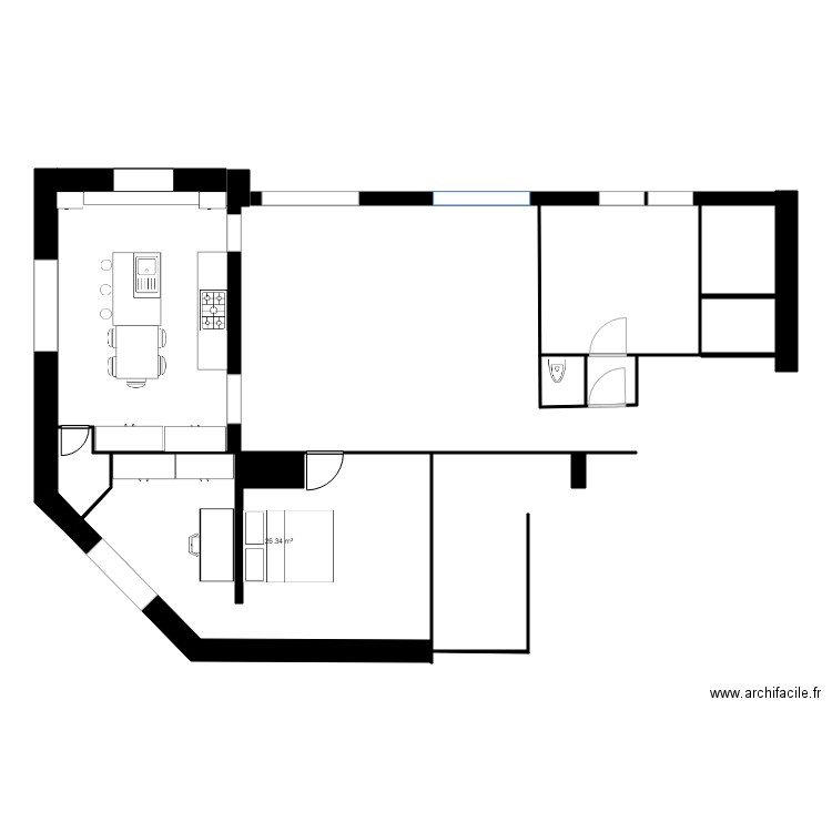 6ème. Plan de 0 pièce et 0 m2