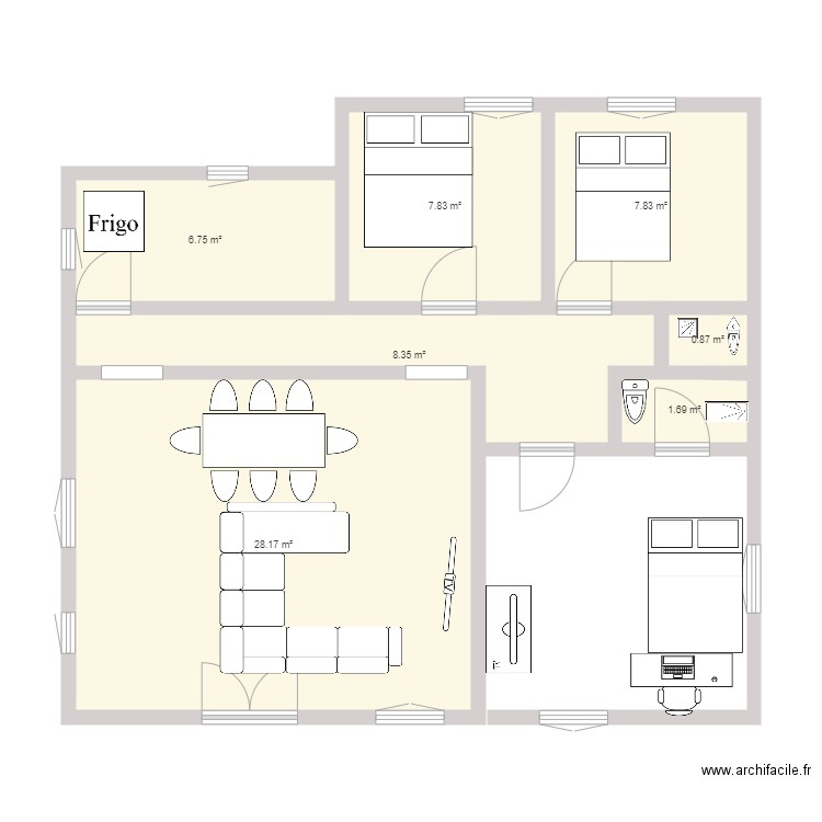 projet el3. Plan de 0 pièce et 0 m2