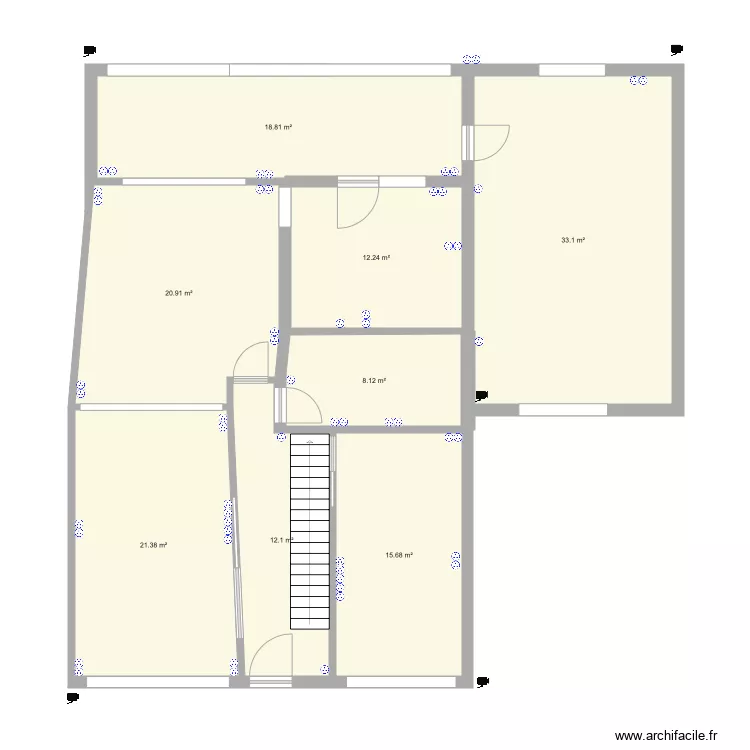 maison brigade piron prises au 1104. Plan de 