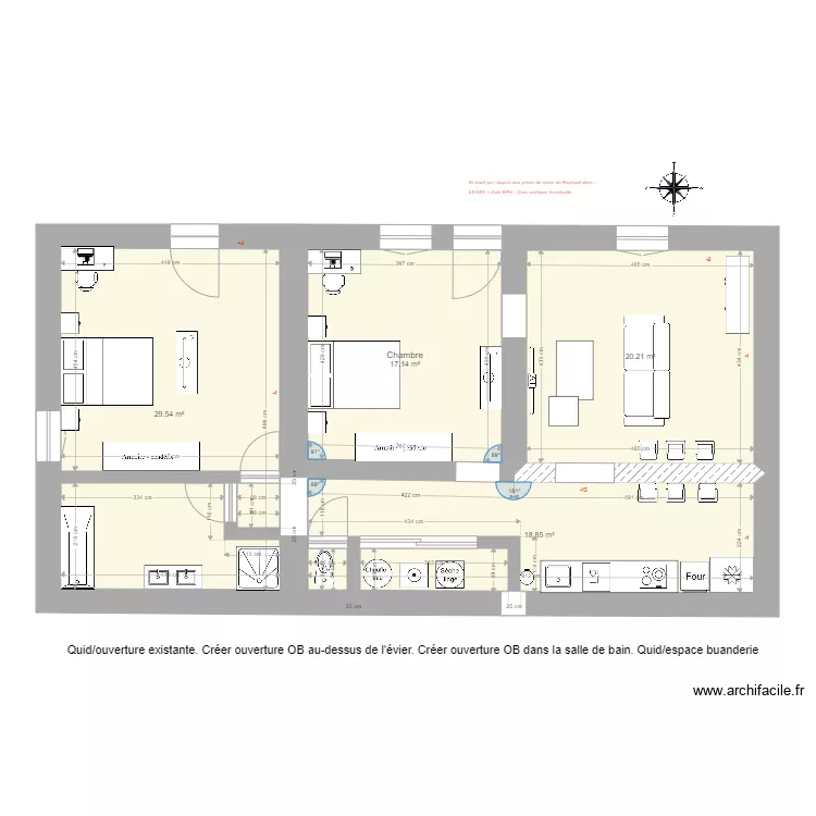 20201001 MAISON DE FERME GRAND F3 RDC. Plan de 20201001 MAISON DE FERME GRAND F3 RDC. Plan de