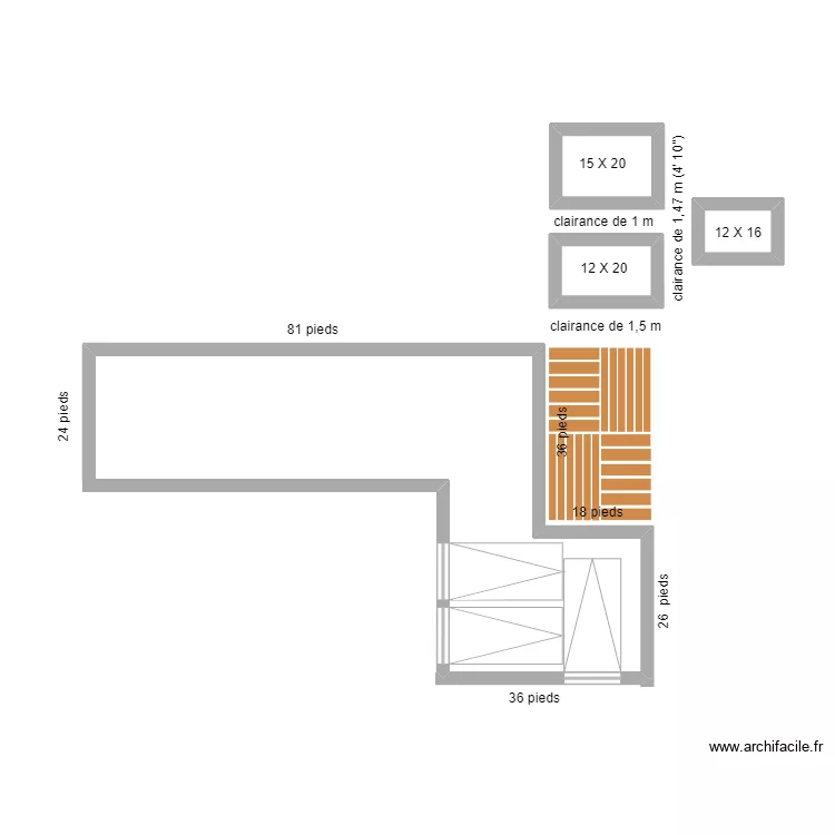 maison GG. Plan de 
