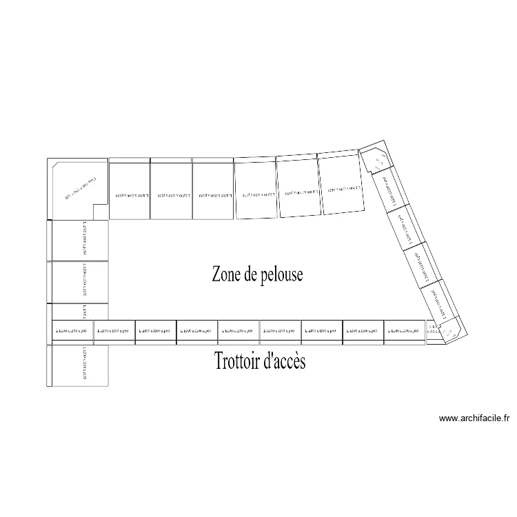amenagement parking. Plan de 