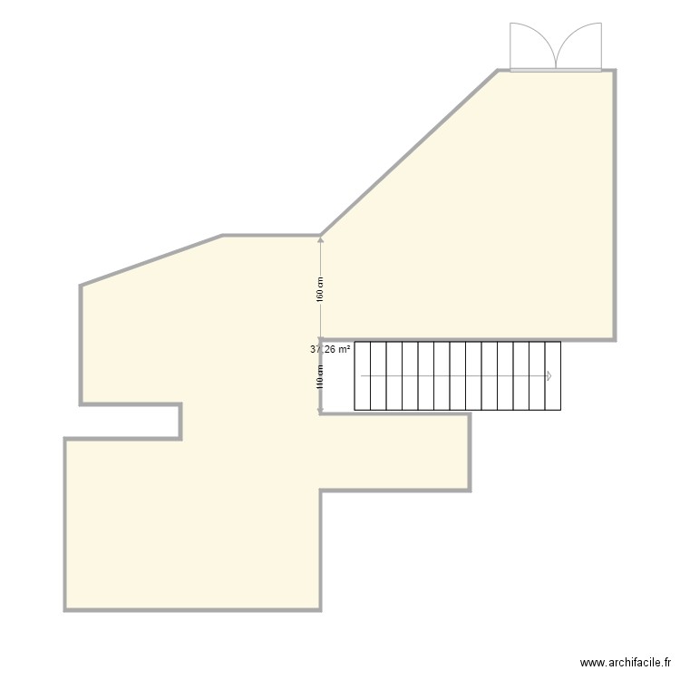  pièce principale. Plan de 0 pièce et 0 m2