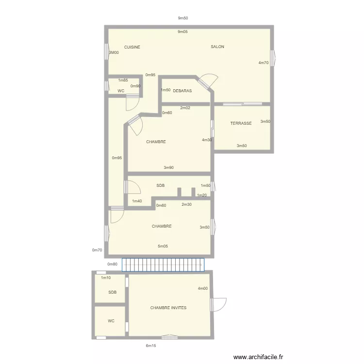 YONNEL SENE. Plan de 