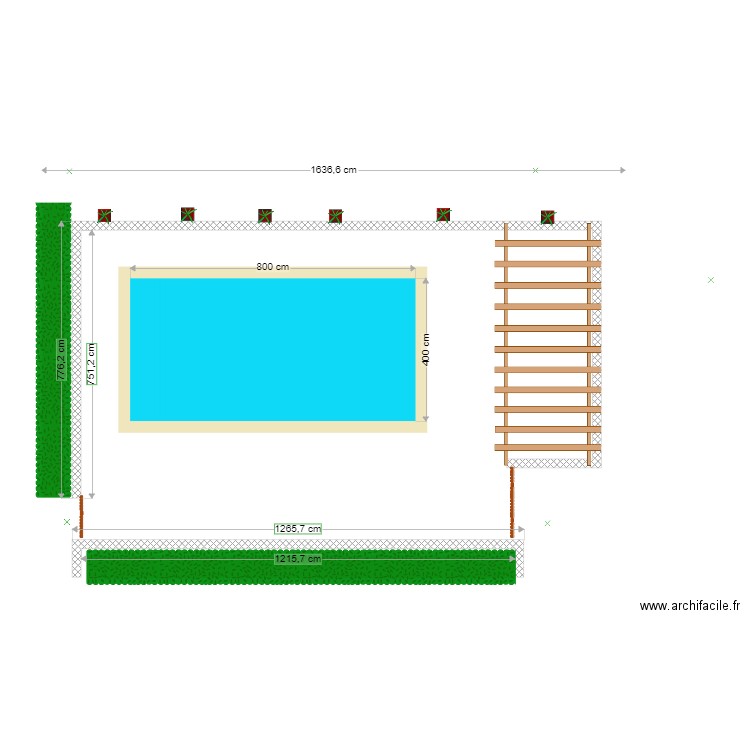 plan piscine apres devis. Plan de 0 pièce et 0 m2