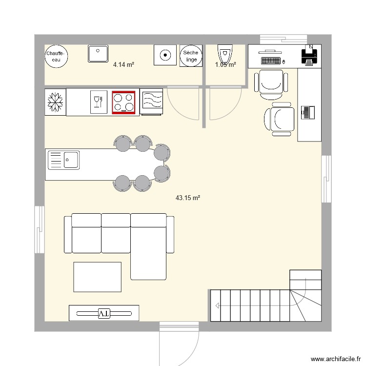 MAISON. Plan de 0 pièce et 0 m2