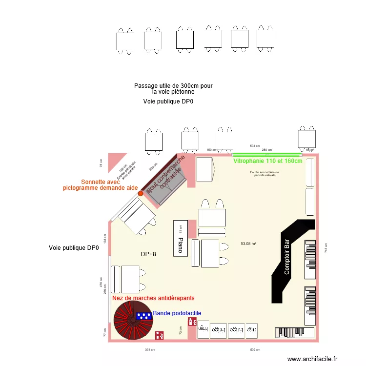 TRENT UN APRES TRAVAUX. Plan de TRENT UN APRES TRAVAUX. Plan de