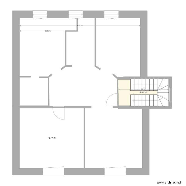 1etage appart thionville. Plan de 0 pièce et 0 m2