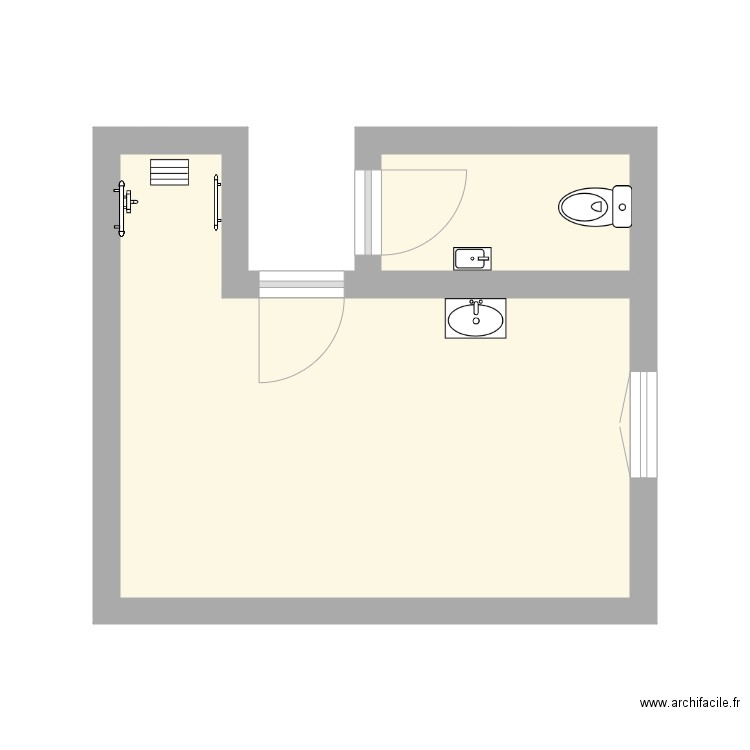 SALLE DE BAIN MICHEL 2. Plan de 0 pièce et 0 m2