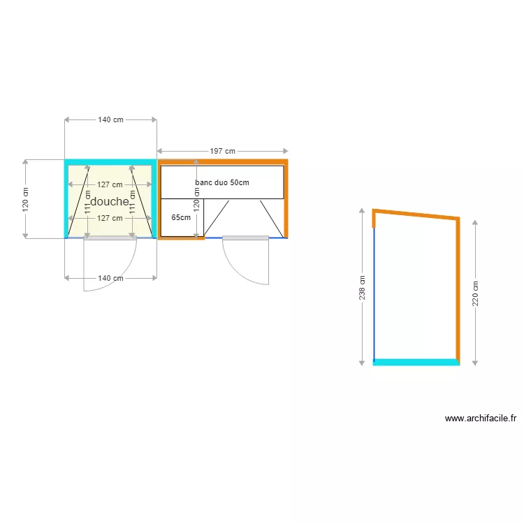 bel air Eysins. Plan de 