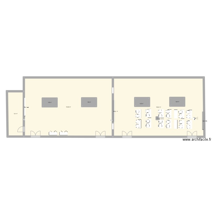 Salle de SI. Plan de 0 pièce et 0 m2