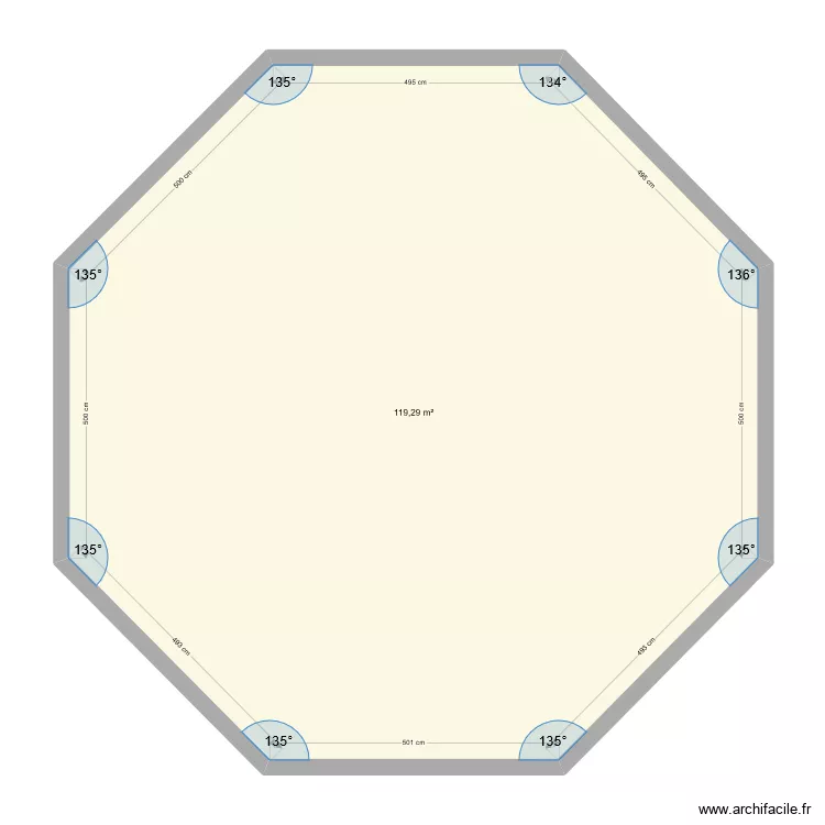 base maison octo 100 m2. Plan de 