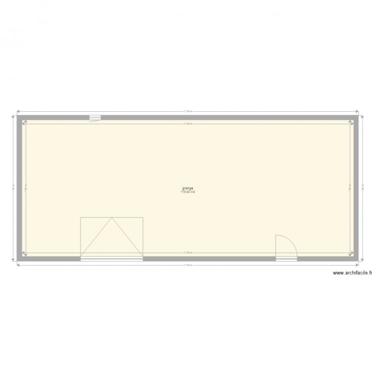 grange moreau trouy. Plan de 0 pièce et 0 m2