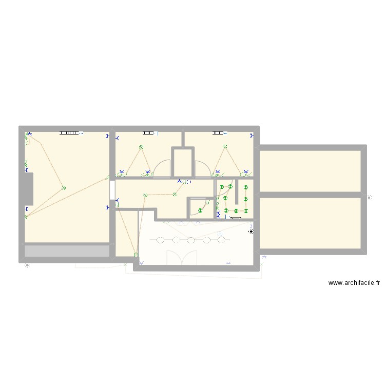 HARCIGNY.2. Plan de 19 pièces et 157 m2