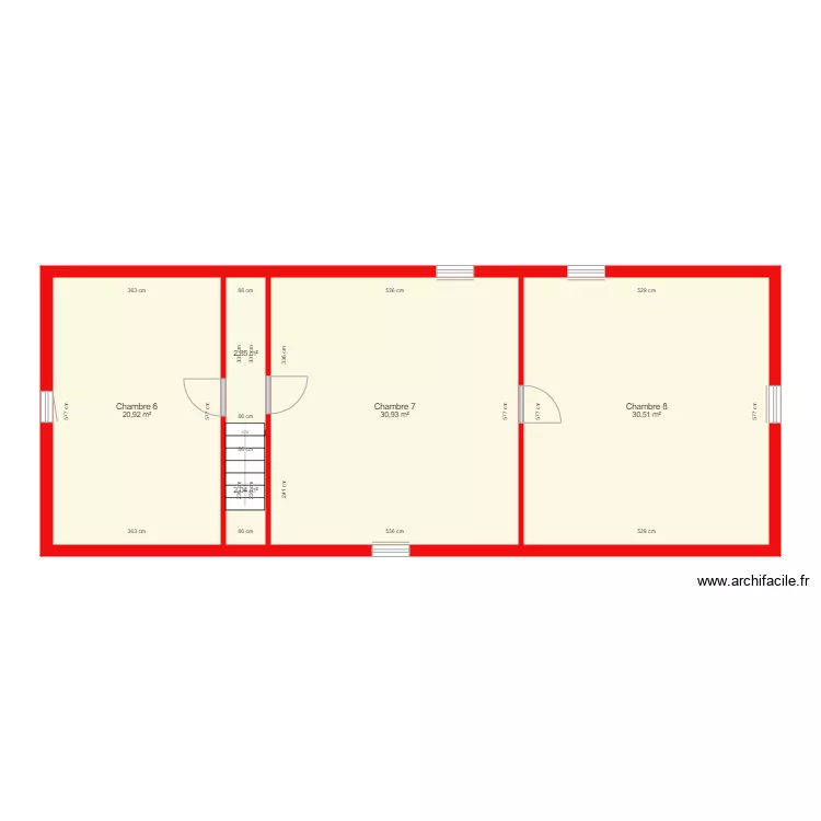 BI 8436 2eme &eacute;tage. Plan de 