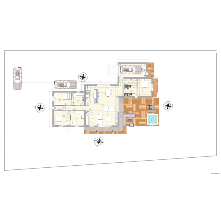 projet SoSeb2 cuisine revue. Plan de 0 pièce et 0 m2