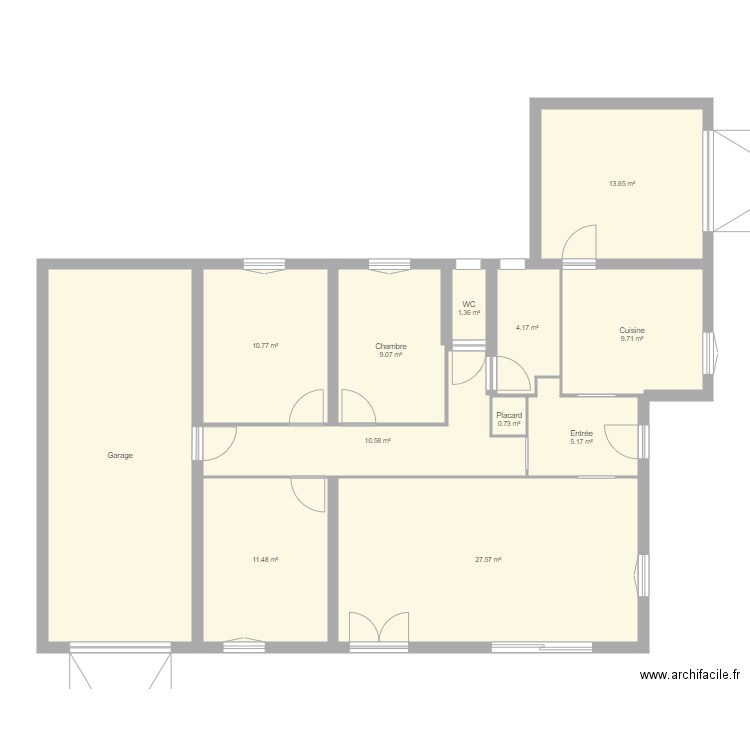 mouriès avant travaux. Plan de 0 pièce et 0 m2