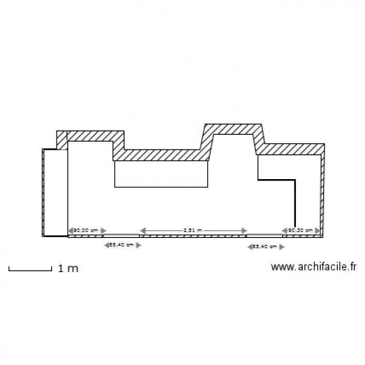 cuisine cornillé projet. Plan de 0 pièce et 0 m2