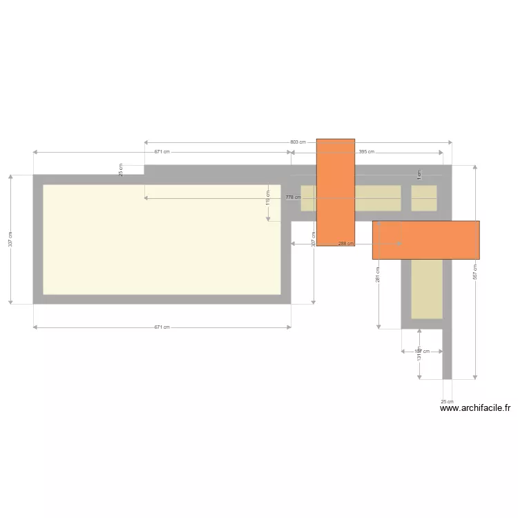 PASSERELLE COURS. Plan de 