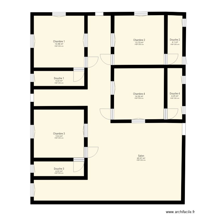 Mon appartement au village. Plan de 0 pièce et 0 m2