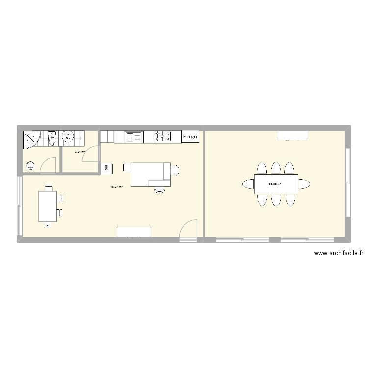 Senozan cuisine 2. Plan de 0 pièce et 0 m2