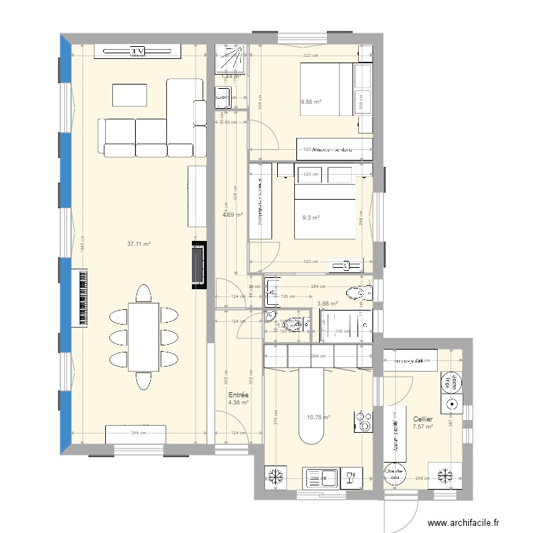 Projet alternative. Plan de 0 pièce et 0 m2