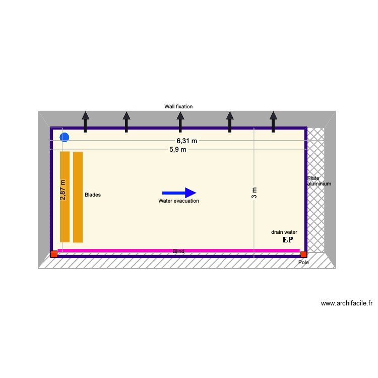 Gita balha. Plan de 0 pièce et 0 m2
