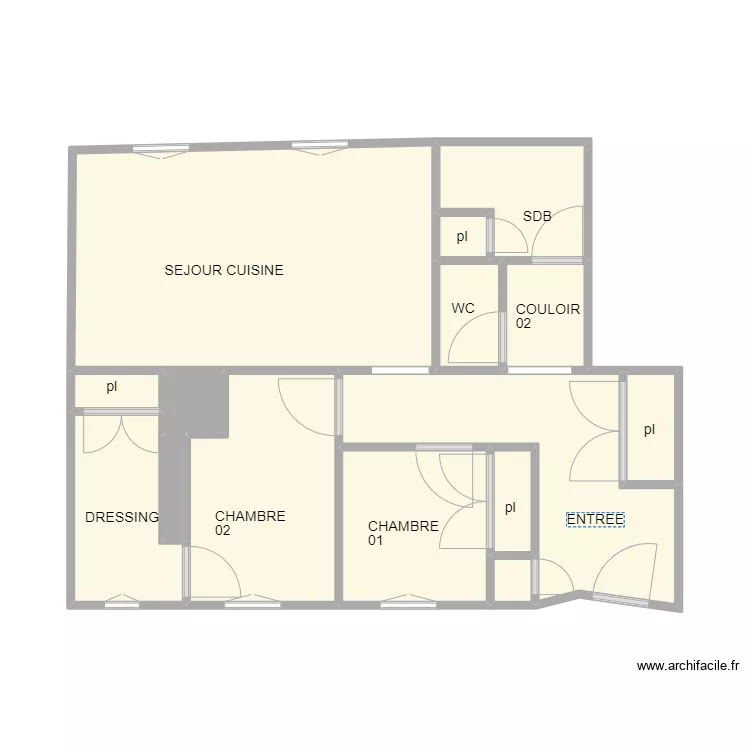 UZES HERBES 1 ER. Plan de 15 pièces et 46 m² UZES HERBES 1 ER. Plan de 15 pièces et 46 m²