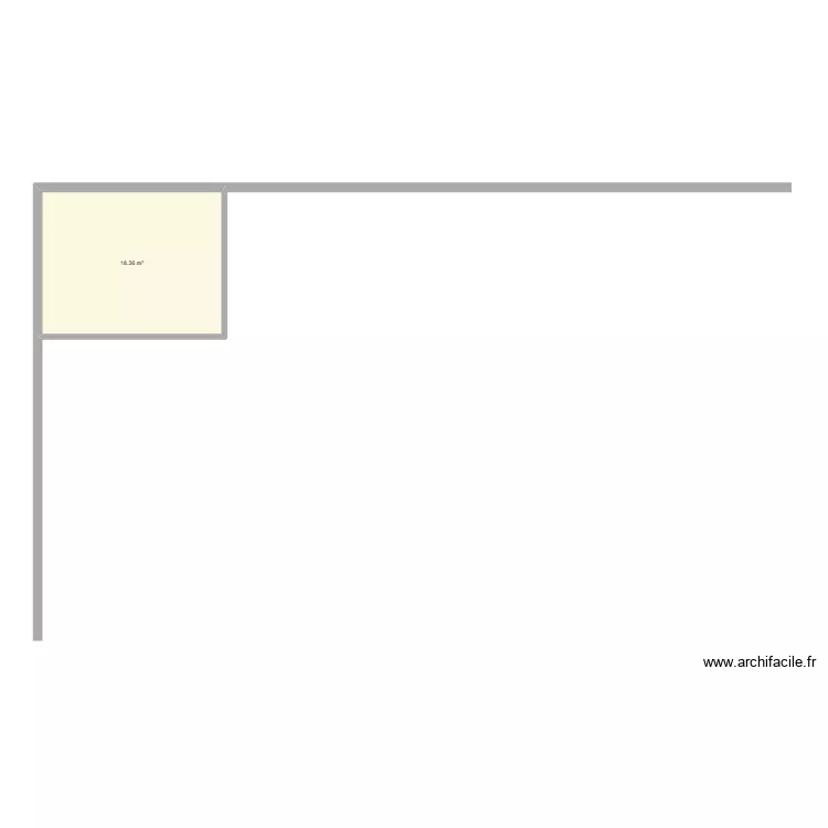 nouvel maison. Plan de 1 pièce et 18 m² nouvel maison. Plan de 1 pièce et 18 m²