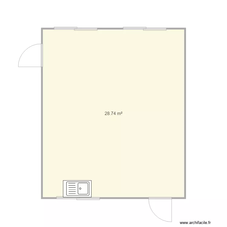 salle double refectoireSOLIS GSE. Plan de 
