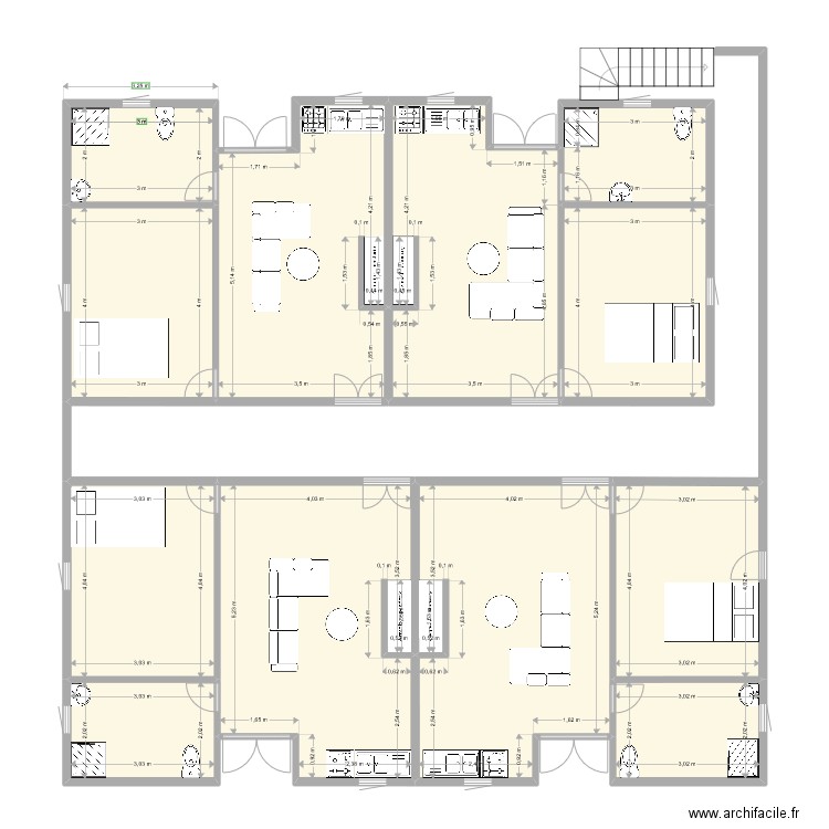 Studio BRK 976 Officiel. Plan de 12 pièces et 158 m2