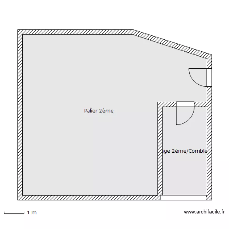 WEISSE Palier 2&egrave;me PC. Plan de 