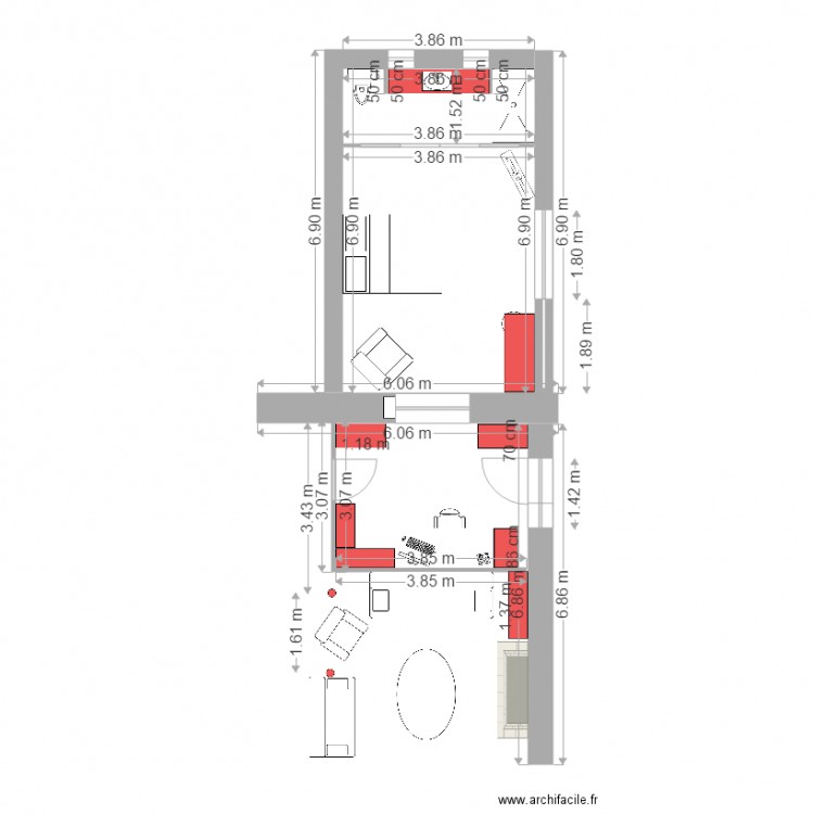  PLAN  BON AMENAGEMENT CHAMBRE. Plan de 0 pièce et 0 m2