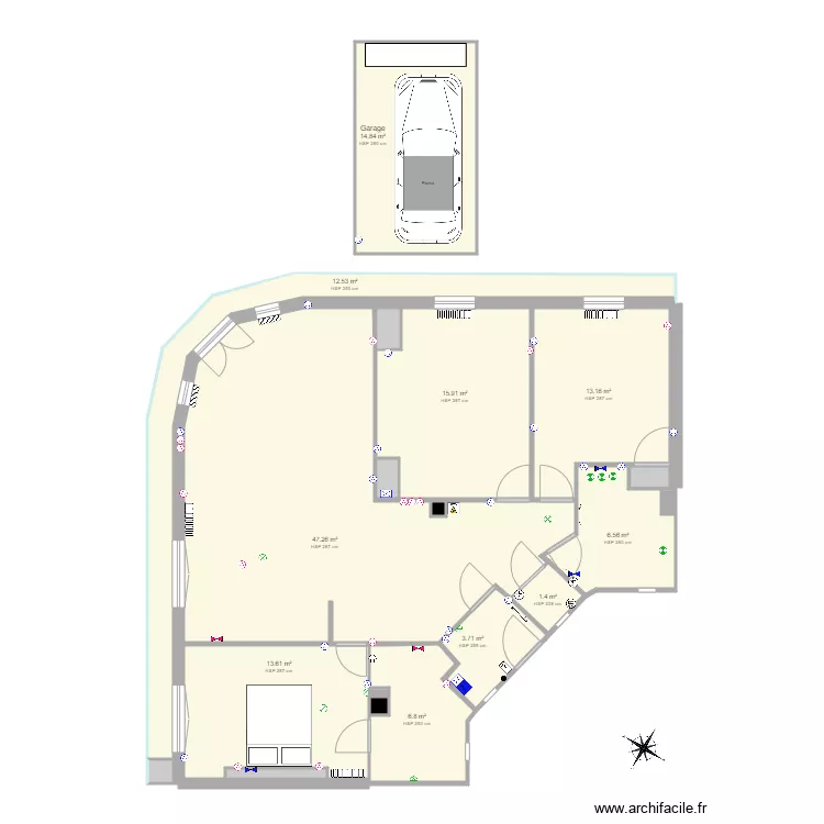 duquesnes tech. Plan de 