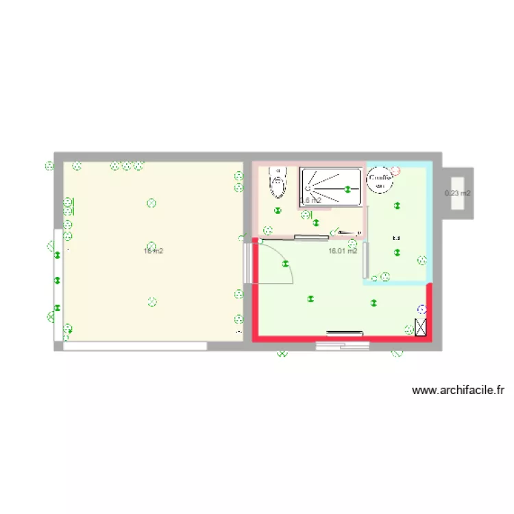 Nouveau pool housse. Plan de 