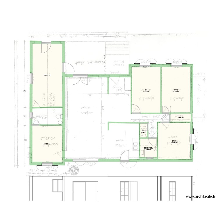 Maison base. Plan de 0 pièce et 0 m2