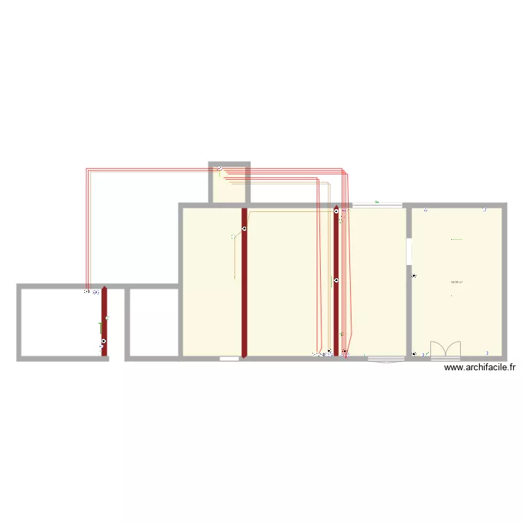 &eacute;lectricit&eacute; granges electicite. Plan de 
