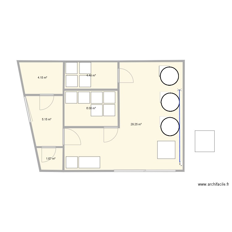 plan dissay 2. Plan de 0 pièce et 0 m2