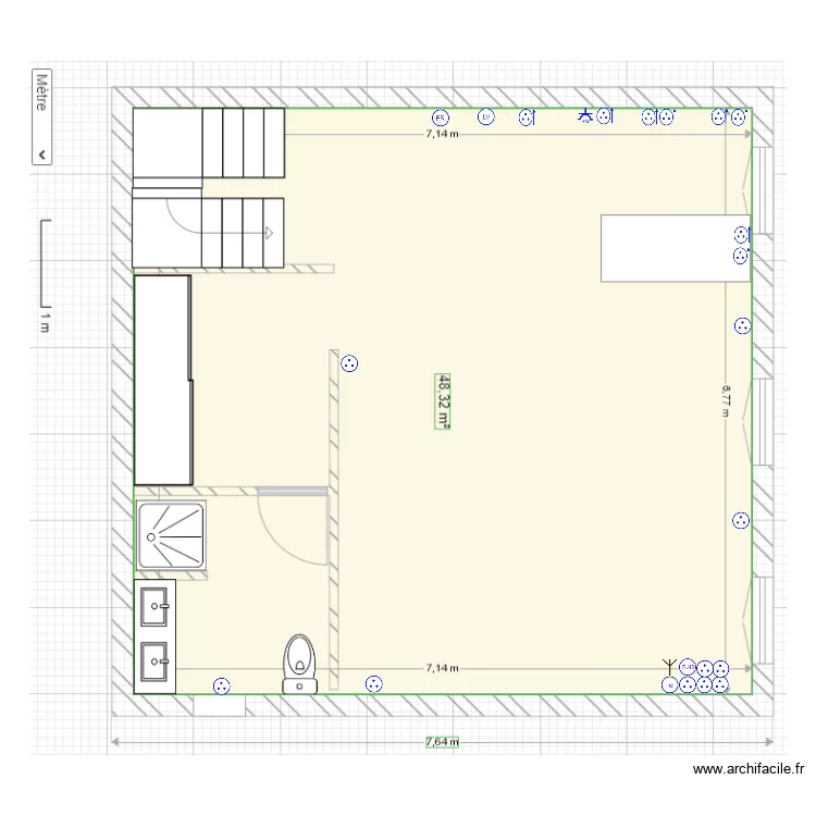 Kenny 1er &eacute;tage prises. Plan de 