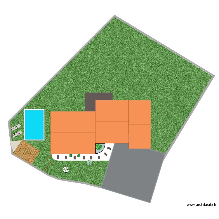 Jardin 2. Plan de 0 pièce et 0 m2