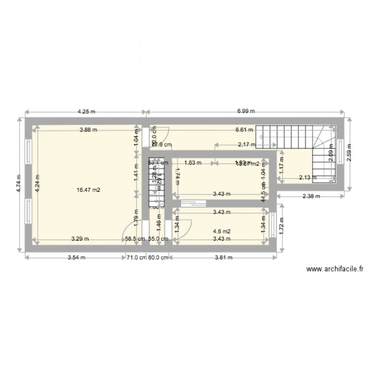 anzin 1er étage. Plan de 0 pièce et 0 m2