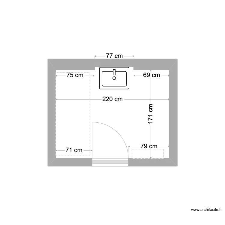 SDB Rousseli&egrave;re. Plan de 