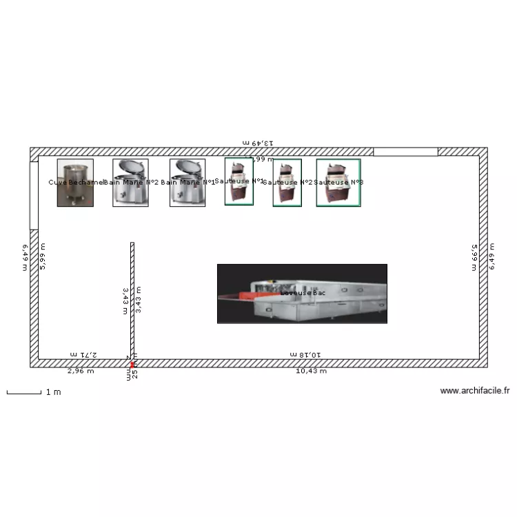 Cuisine Production. Plan de 