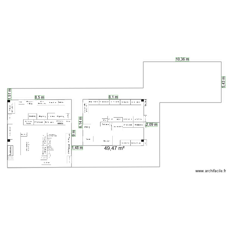 PREPA V1. Plan de 0 pièce et 0 m2