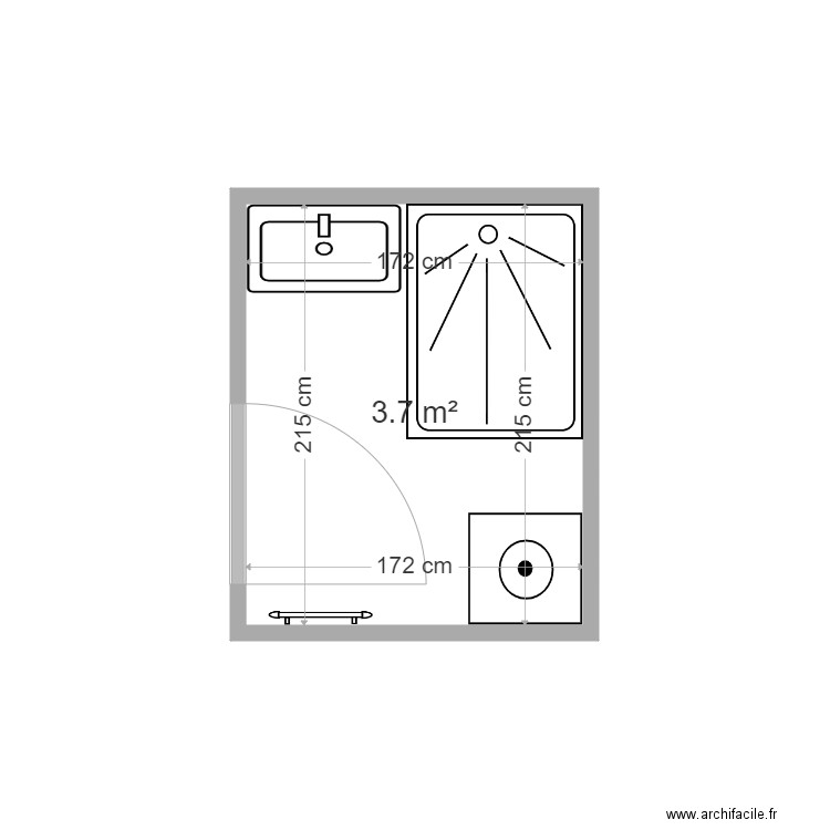 Berthelot  Aménagement SDB. Plan de 0 pièce et 0 m2