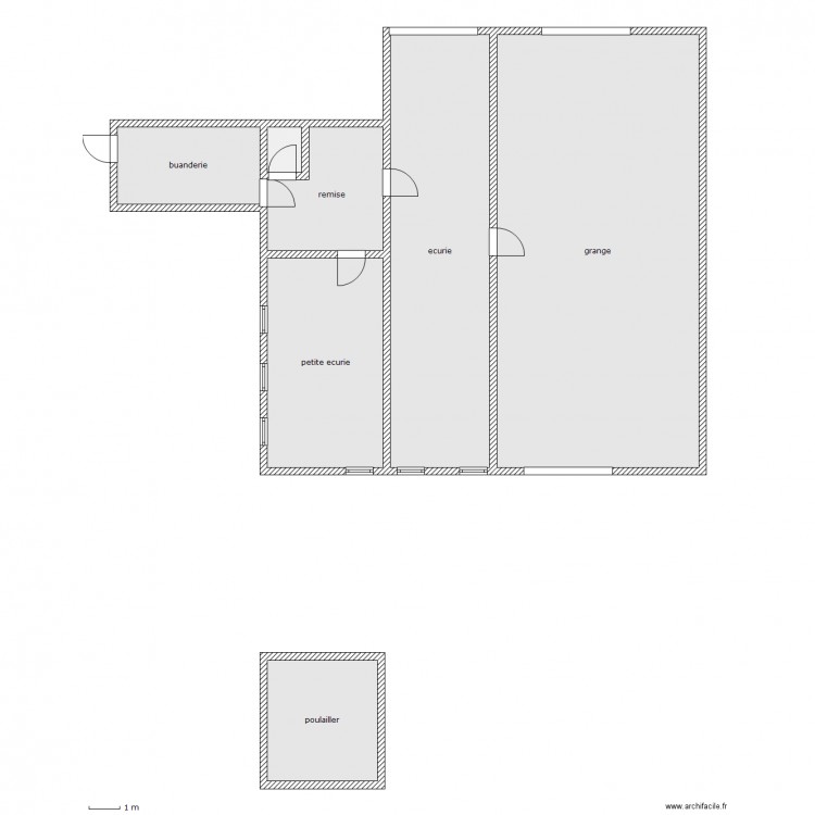 SCI GPH DEPENDANCE. Plan de 0 pièce et 0 m2