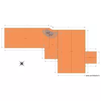 PC3 Plan surface rez de chauss&eacute;e avant vu des toit