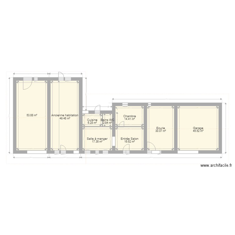 Maison ROMENAY ORIGINE. Plan de 0 pièce et 0 m2