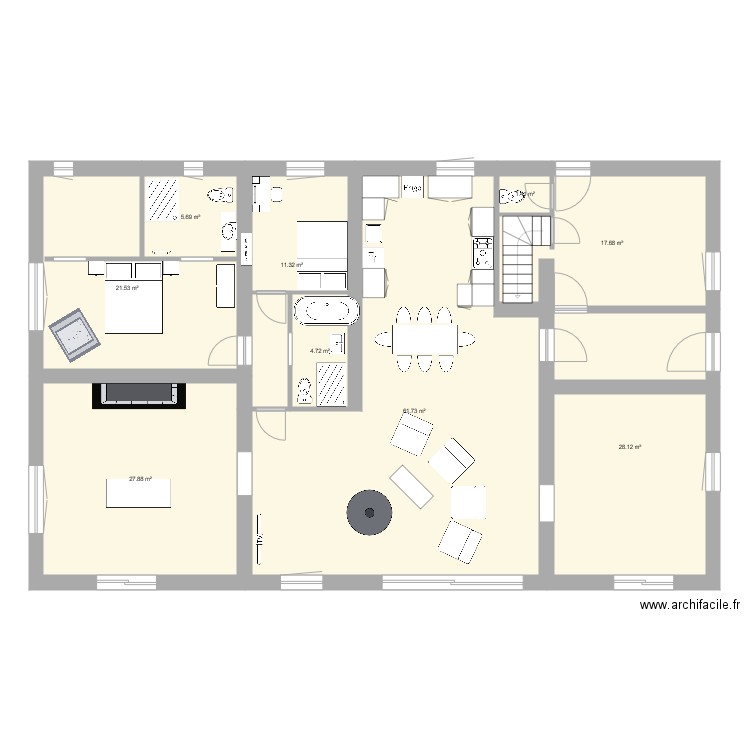 maison4. Plan de 0 pièce et 0 m2