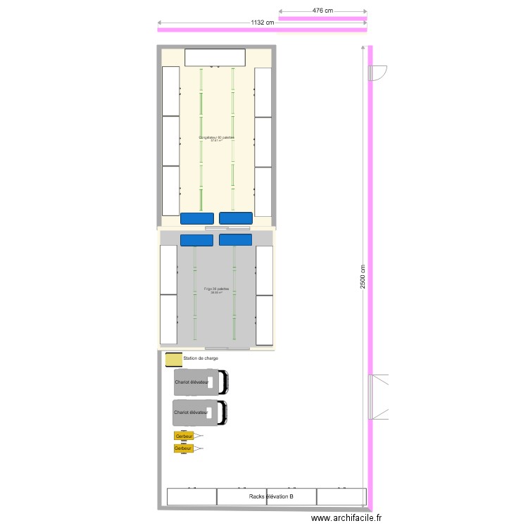 Congélateur Réalisé. Plan de 0 pièce et 0 m2